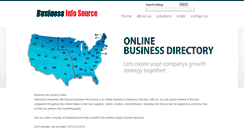 Desktop Screenshot of businessinfosource.net