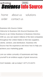 Mobile Screenshot of businessinfosource.net